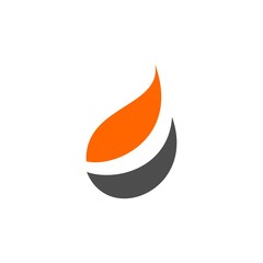 Nature Flame Wing Icon Logo Vector