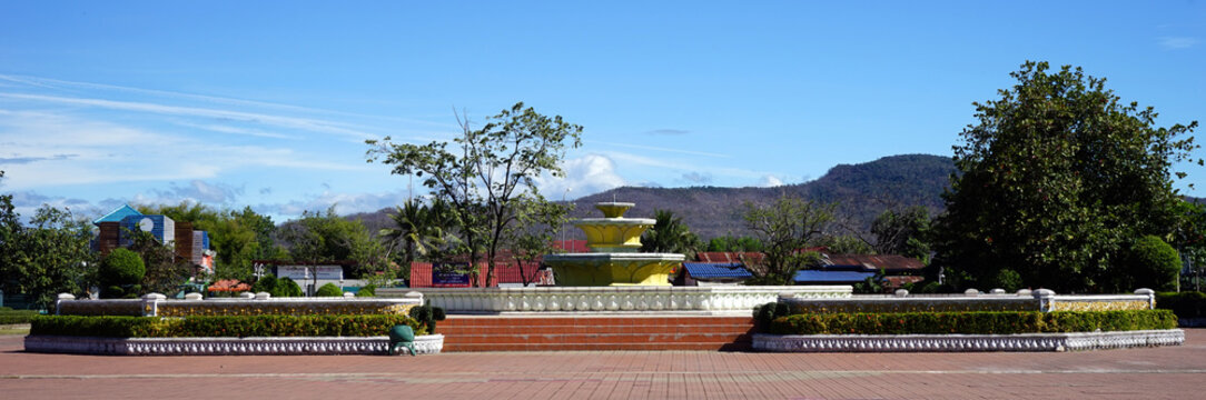 Fountain in park