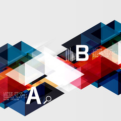 Vector geometric abstract background