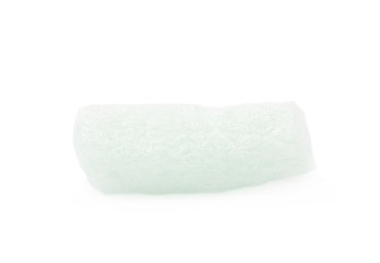 Single bioplastic foam peanut isolated