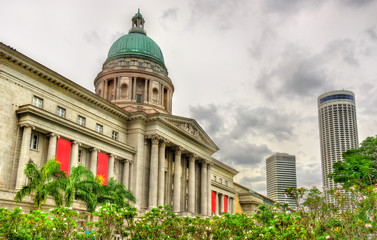 Ancien bâtiment de la Cour suprême de Singapour. Actuellement, c& 39 est la National Art Gallery