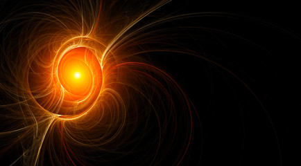 abstract golden background, Energy