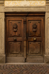 Old Wooden Entrance Doorway