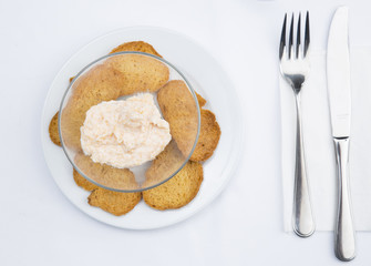 appetizer served on table