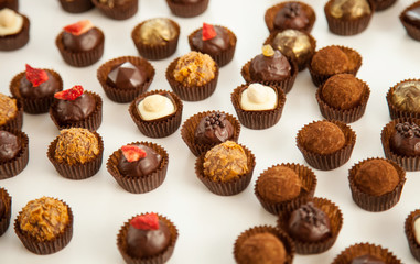 Tasty chocolate sweets