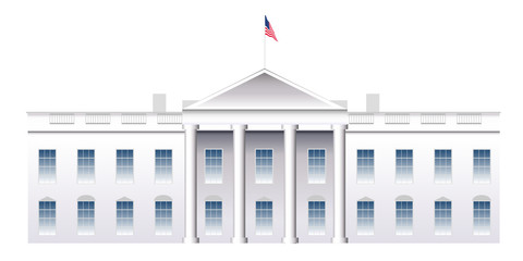 アメリカ　 ホワイトハウス　 建物　アイコン