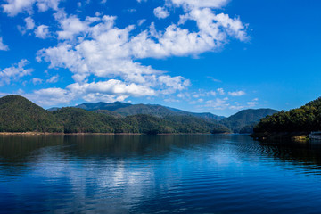 Reserved water at Mae Ghat irrigation dam