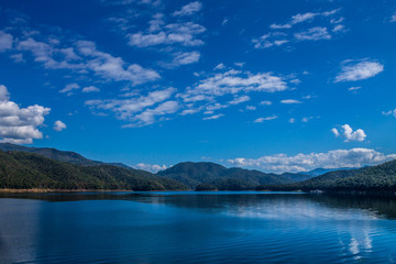 Reserved water at Mae Ghat irrigation dam