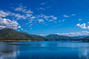 Reserved water at Mae Ghat irrigation dam