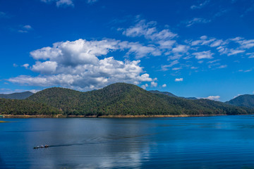 Reserved water at Mae Ghat irrigation dam