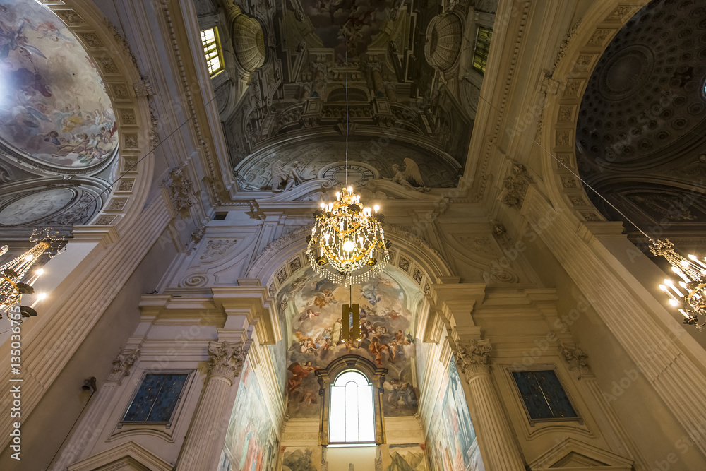 Wall mural santa maria del carmine church, florence, italy