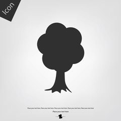 Tree icon vector