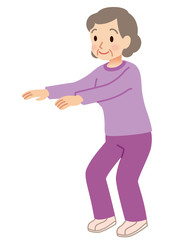 シニア　スクワット