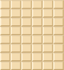 White chocolate bar pattern