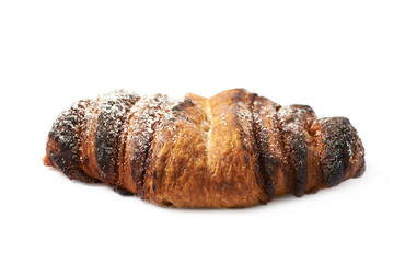 Sweet pastry bun isolated