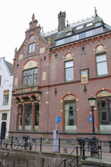 Old building in historic centre of Utrecht, the Netherlands