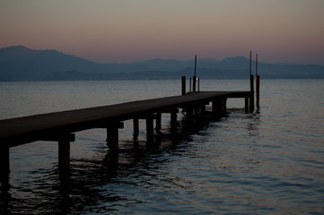 Pier at sunset