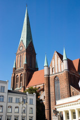 Obraz premium Schweriner Dom St. Marien und St. Johannis, Mecklenburg-Vorpommern