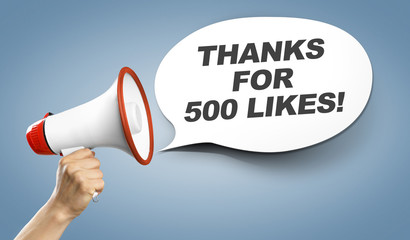 Thanks for 500 likes!