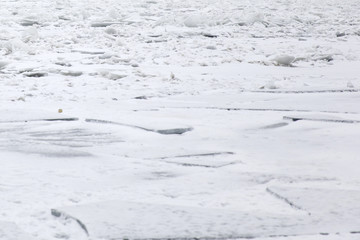 Frozen river