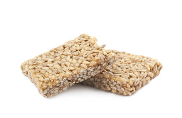 Two pieces of gozinaki confection