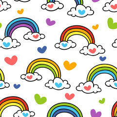 doodle rainbow