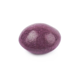 Single chewing candy isolated