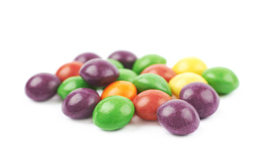Fototapeta na wymiar Pile of colorful chewing candies