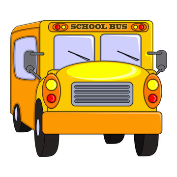 School bus cartoon