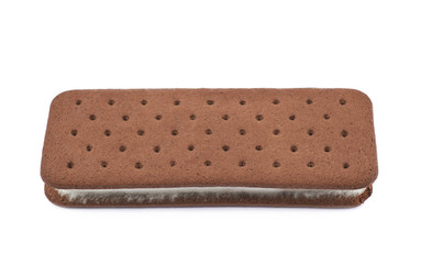 Ice cream sandwich isolated