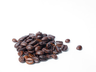 Some coffee beans