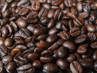 Fototapeta premium Full frame coffee beans