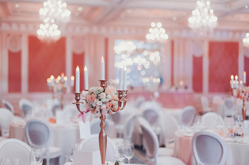 wedding decorations with flowers