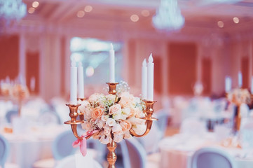 wedding decorations with flowers