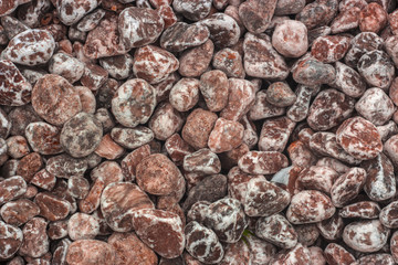 fine natural stone, mulch for landscaping, texture