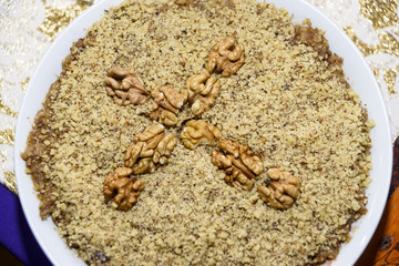 Domestic Orthodox cake to old customs