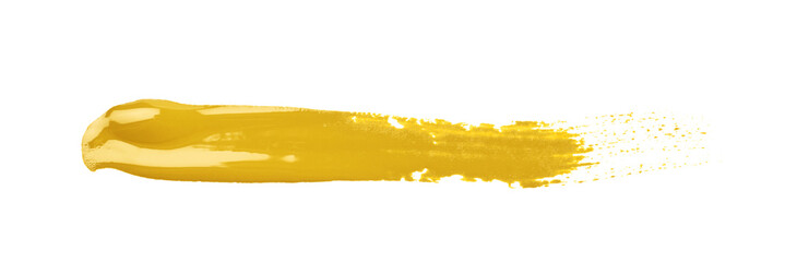 Line stroke of paint isolated