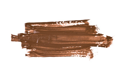 Smudged splash of paint isolated