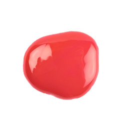 Puddle of paint isolated