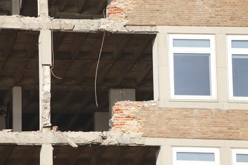Bürohaus, Fenster, Abrißhaus