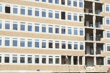 Bürohaus, Fenster, Abrißhaus