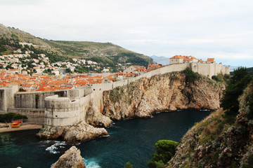 View to Old Town of Dubrovnik, Croatia
