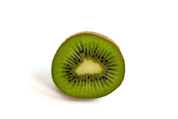 Fototapeta na wymiar Closeup of kiwi on a white background