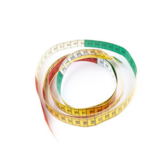 Dieting tape measure isolated