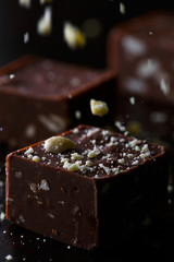 Chocolate with almonds