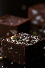 Chocolate with almonds