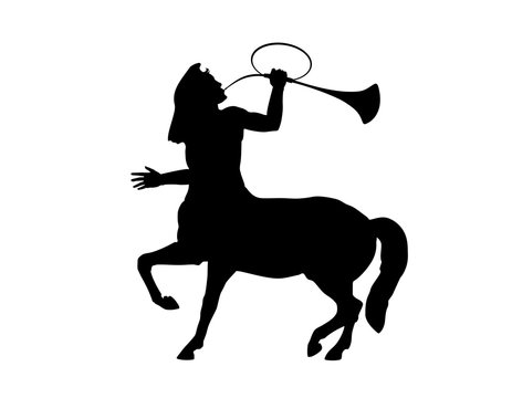 Alert icon: a silhouette of the trumpeting centaur