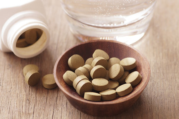 herb medicine in pill