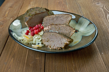 Finnish elk roast