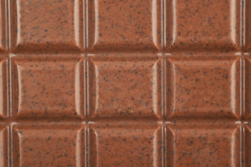 Chocolate bar close-up